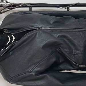 J2 - Vegan Leather Bomber Jacket